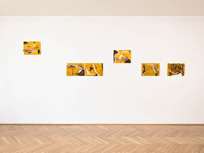 Francis Offman, Weaving stories, exhibition view. Courtesy of Secession