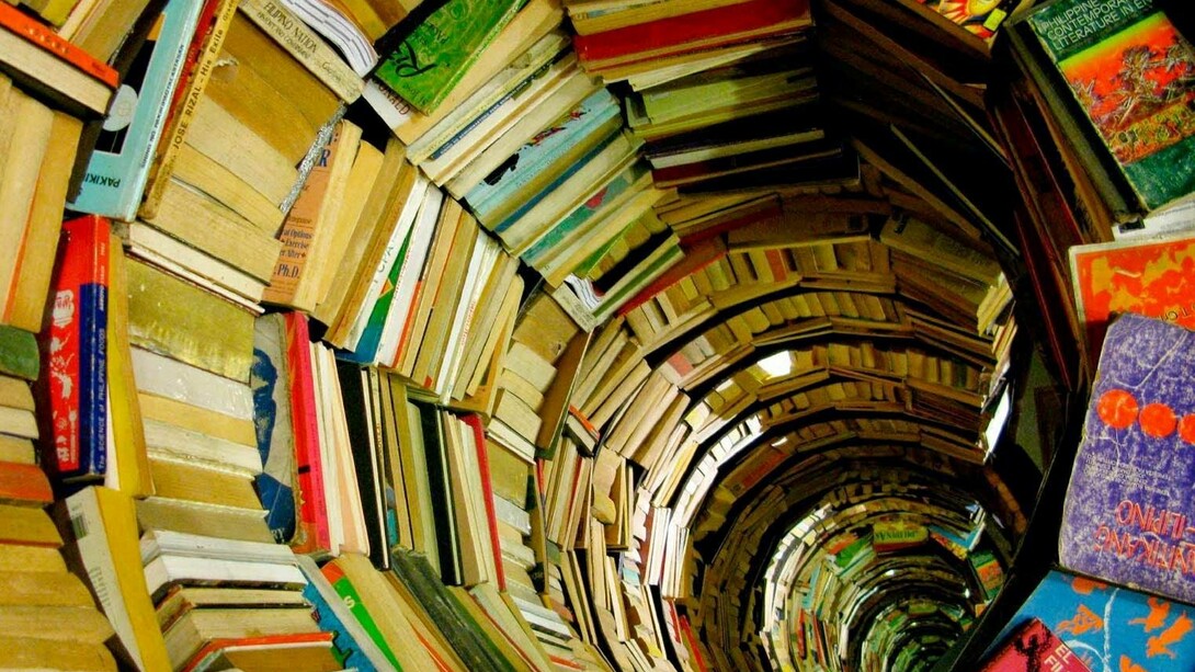 Túnel de livros