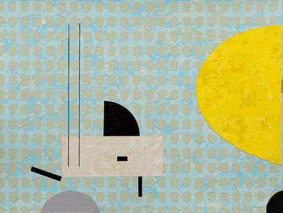 Juan Logan, Small Elegy #11 (detail), 2022, acrylic on paper, 25.5 x 35.5 cm. Courtesy of the artist and Galerie Kremers