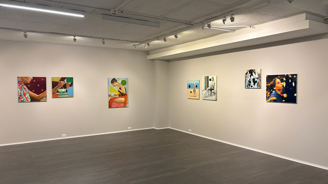 Andrej Savski, Variaciones de la mirada, vista de exhibición. Cortesía de Galería La Balsa 