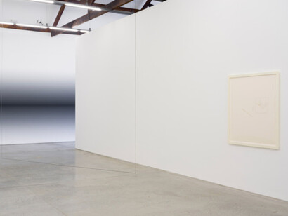 Iran do Espírito Santo & Fred Sandback. Courtesy of Fortes D’Aloia & Gabriel Carpintaria