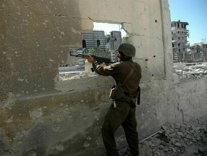 Soldier shooting