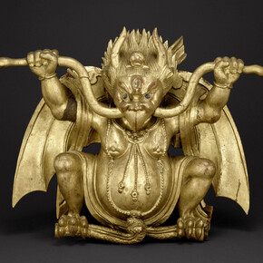 Garuda, Gilded and lacquered wood, Tibet, 18th century (c) The Trustees of the British Museum