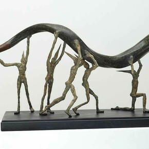 Bushra Fakhoury, Kudu procession. Courtesy of Mall Galleries