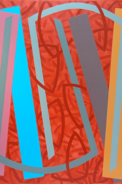 Vanessa Jackson, Flash Dance, 2012, Oil on canvas, 213 x 183 cm