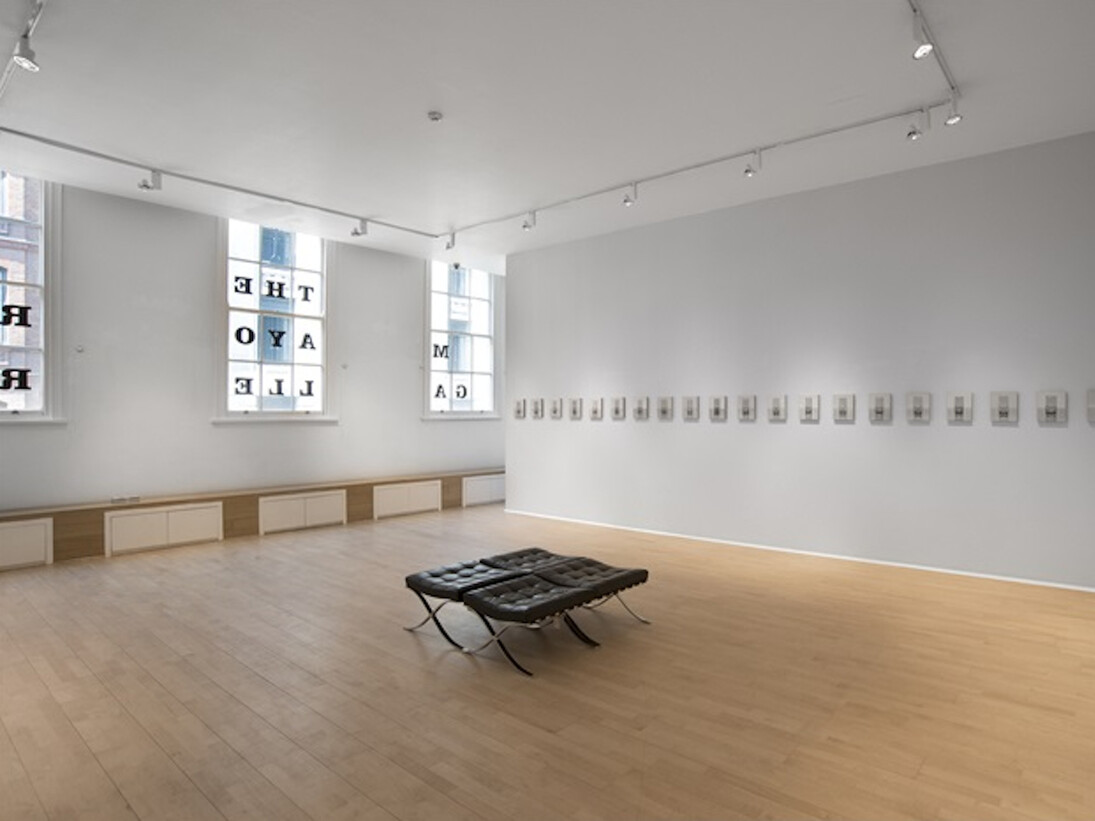 Peter Dreher, Exhibition view. Courtesy of The Mayor Gallery