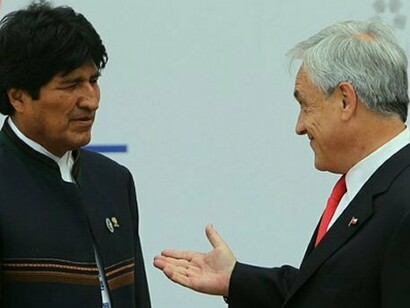 Morales y Piñera en una foto de archivo