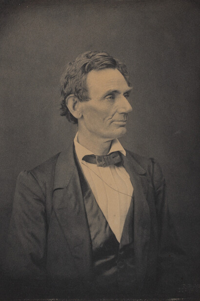 Alexander Hesler (American, born Canada, 1823-1895), Portrait of Abraham Lincoln, 1860, printed 1881, Printed by George B. Ayres (American, 19th Century)