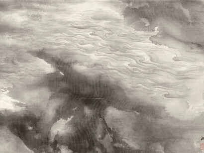 Tai Xiangzhou, The milky way — Drifting far into the boundless 银河— 远沦于无涯 (detail), 2023. Courtesy of Fu Qiumeng Fine Art