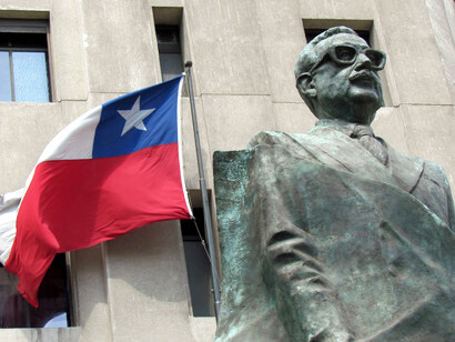 Monumento a Salvador Allende, obra de Luis Arturo Hevia