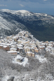 Galati innevata come aquila in volo. Foto di Alessandra Drago