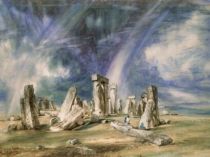 Stonehenge, John Constable, about 1836, watercolour. © Victoria and Albert Museum, London