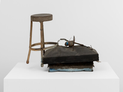 Robert Rauschenberg, Important early works from the Cy Twombly Foundation, exhibition view. Courtesy of Gagosian