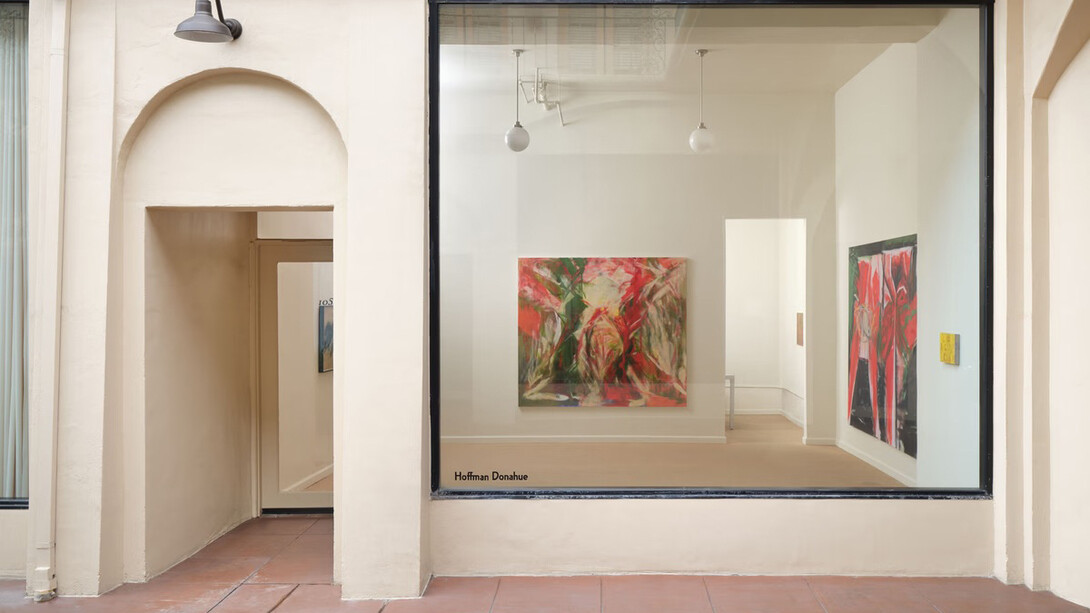 Sydney Acosta, Eros red nights, exhibition view. Courtesy of Hoffman Donahue