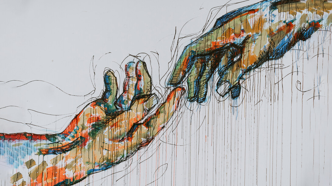 La mano di una persona cara