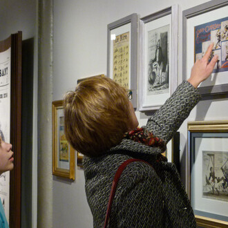 The invention of Comic Strip. Courtesy of Musée Bruxelles