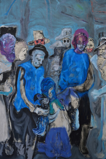 Nebojša Despotović, Death (persecution) of the esoteric painter (dettaglio), 2019. Cortesia della Fondazione The Bank