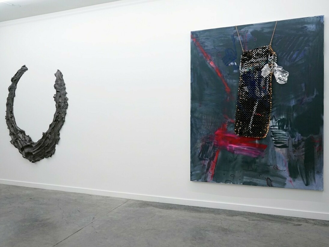 Rosy Keyser & Brie Ruais, Exhibition view. Courtesy of Romer Young Gallery