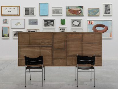 Peter Morrens, Oeeeeeeuuuuvvre, exhibition view. Courtesy of M Leuven