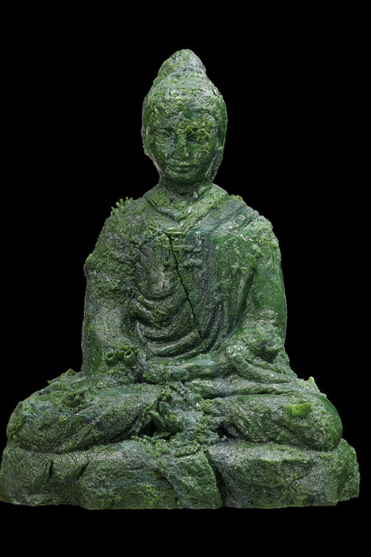 Damien Hirst, Jade Buddha. Image: Photographed by Prudence Cuming Associates © Damien Hirst and Science Ltd. All rights reserved, DACS/SIAE 2017