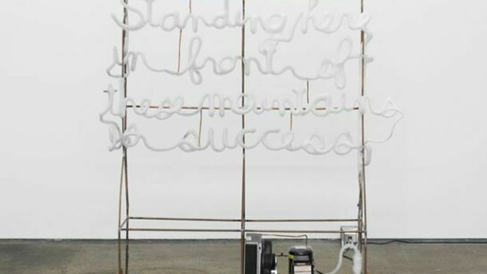 Robert Kinmont. Standing here in front of these mountains is success, 1970 – 2012.