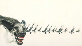 Colin Self, Guard Dog on a Missile Base, 1965 © The Artist/Tate Gallery