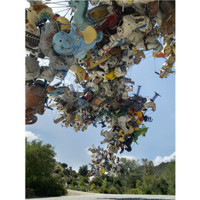 Nancy Rubins, Our Friend Fluid Metal, 2014 (detail), aluminium, stainless steel, 204 x 500 x 281 inches (518.2 x 1,270 x 713.7 cm) © Nancy Rubins. Courtesy of the artist and Gagosian Gallery. Photography by Erich Koyama.  