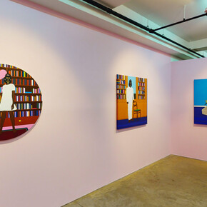 Dennis Osadebe. Safe Space, installation view. Courtesy of GR Gallery