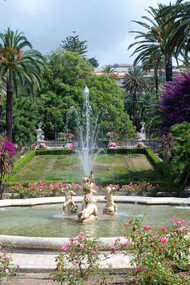 La fontana del parco di Villa Ormond a Sanremo