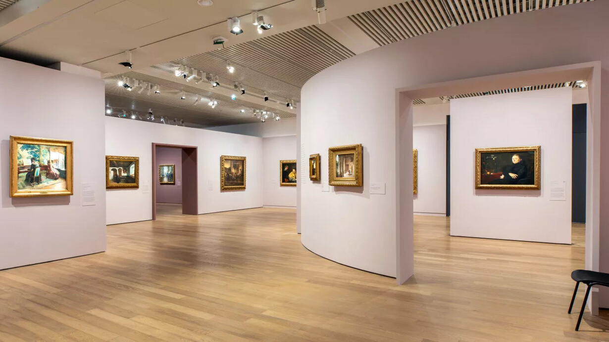 Harriet Backer, The music of colors, exhibition view. Courtesy of Musées d'Orsay