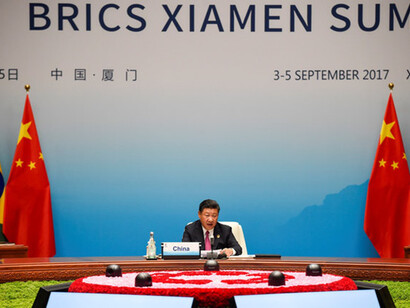 Xi Jinping presidiendo el encuentro