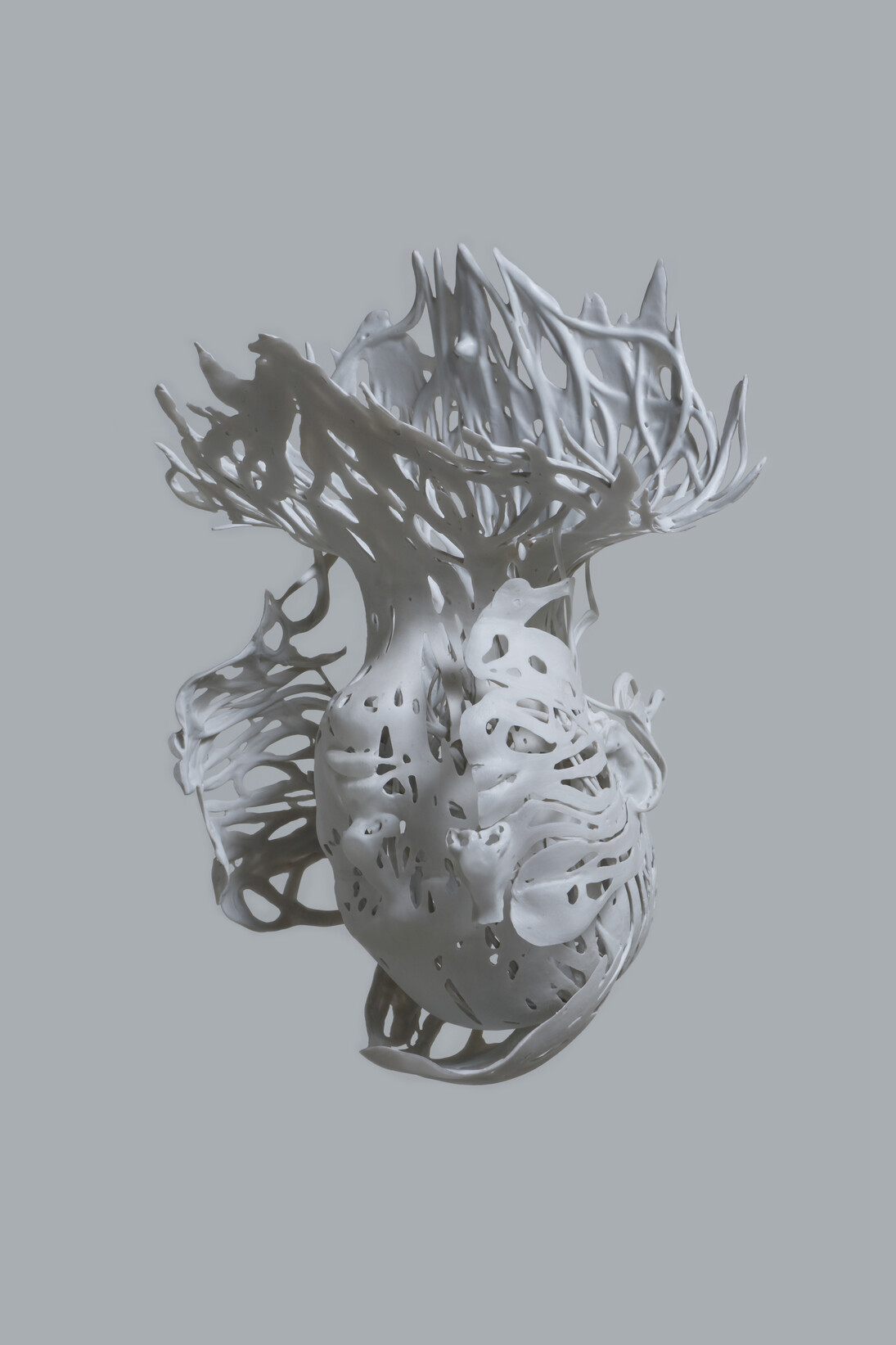 Motohiko Odani [Japanese, b. 1972], Hollow (Study for a self portrait type-A), 2014, Fiberglass reinforced plastic, urethane paint, mixed media, 18.5 x 14.17 x 14.96 inches, 47 x 36 x 38 cm. Photo by Keizo Kioku. Courtesy of Yamamoto Gendai