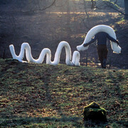 Andy Goldsworthy, Frozen patch of snow. Each section carved with a stick. Carried about 150 paces, several broken along the way. Began to thaw as day warmed up. Helbeck, Cumbria. March 1984, 1984. Courtesy of National Galleries of Scotland