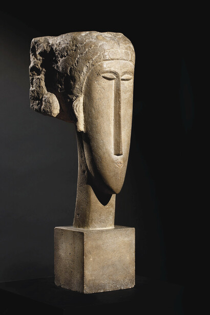 Amedeo Modigliani, Tête de caryatide