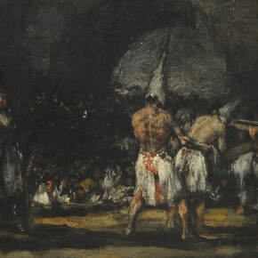 Francisco de Goya and Lucientes, Scene of flagellants (detail), ca. 1808. Courtesy of the Museo Nacional de Bellas Artes