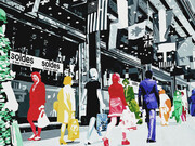 Gerard Fromanger, Bastille Flux, 2007. Ogni sforzo fatto per cercare di convincerci di essere diversi dalla natura selvaggia, esseri superiori ed indipendenti da essa, si è ripercosso contro di noi, rendendoci fisicamente, mentalmente e spiritualmente deboli e soli