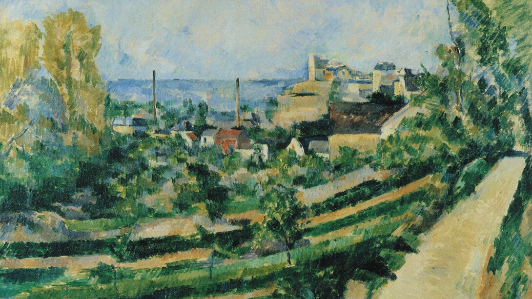 Paul Cézanne, L'Estaque, il villaggio e il mare, per gentile concessione del museo Rosengart, Lucerna