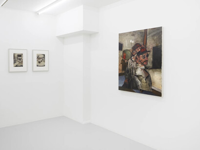 Various artists, Through closed eyes, darkly, exhibition view. Courtesy of Belenius Gallery