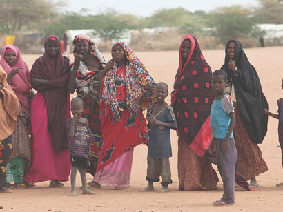 Despite the dangers thousands of refugees every week are making the journey, walking for weeks across the desert and braving attacks by armed robbers and wild animals. Many of the new arrivals are women and children