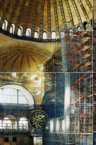 Ola Kolehmainen, Hagia Sophia Year 537 V (detail), 2014, C print, Edition of 4 185 x 235 cm or Edition of 5 130 x 165 cm