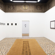 Fabio Mauri, L’esperimento del tempo, exhibition view. Courtesy of Galleria Michela Rizzo