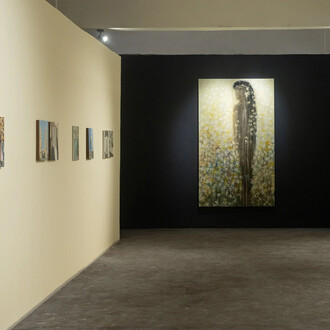 Ibrahima Kévé Mbaye, Découverte #1 : à l'heure de Dakar, vue d'exposition. Avec l'aimable autorisation de la Galerie Selebe Yoon