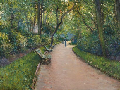 "Le Parc Montceau", Gustave Caillebotte, 1880 circa, collezione privata