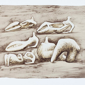 Henry Moore. Courtesy of The Huntington