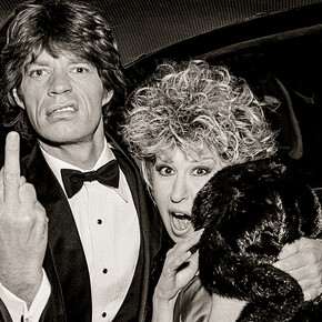 Greg Gorman, Mick Jagger and Bette Midler (detail), New York City, 1983. Courtesy of Fahey/Klein Gallery