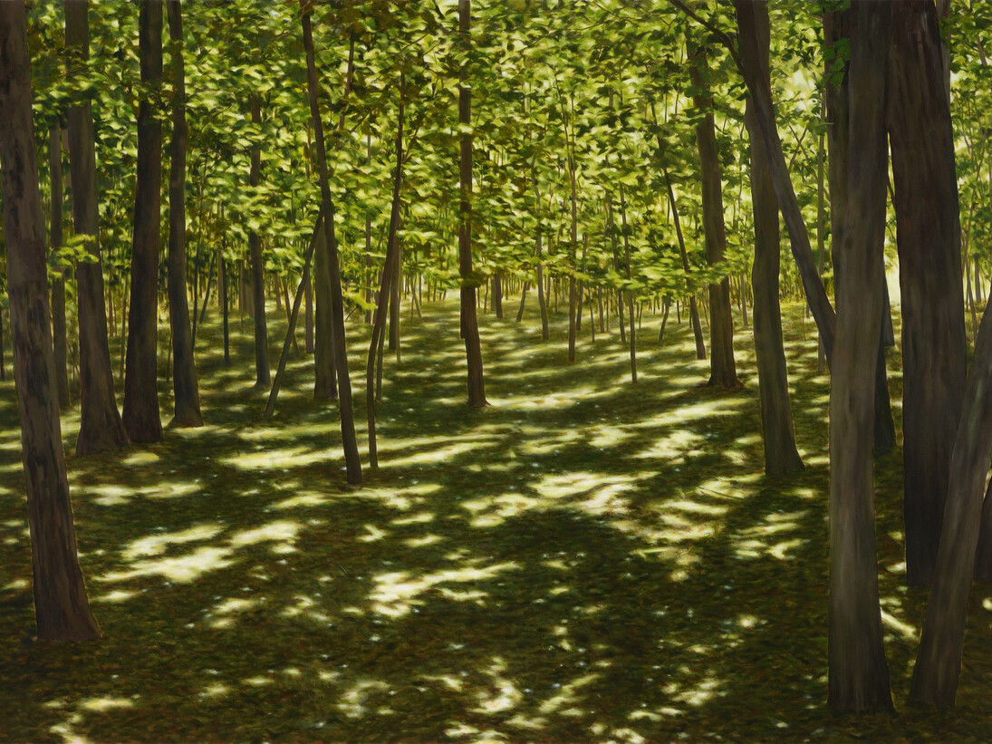 April Gornik, Green Shade, 2012