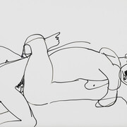 Untitled, 1955
Sam Francis (American, 1923–1994)
Ink on paper
11 x 14 in. (28 x 35.5 cm)
Norton Simon Museum, Gift of the Sam Francis Foundation
