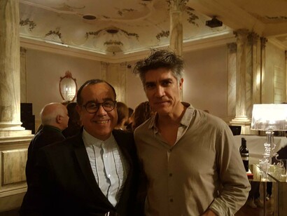 Con Alejandro Aravena