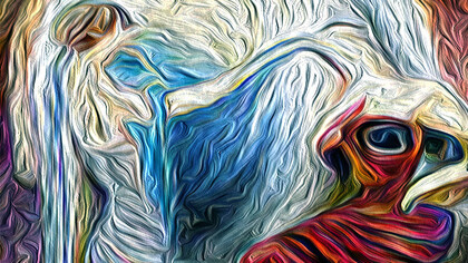 Obra de arte inspirada en el género Pop Art 2022, con imágenes que evocan la moda de los sueños