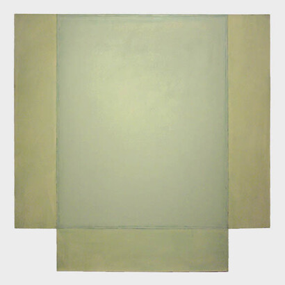 Jake BerthotBone, 1973, Acrylic on canvas, 72 x 72 inches